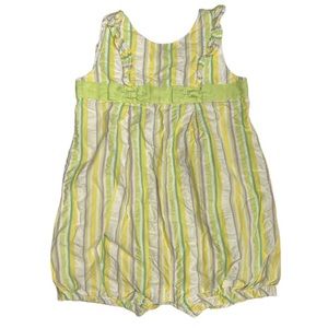 Gymboree | Striped Spring Romper- Size 12-18mo